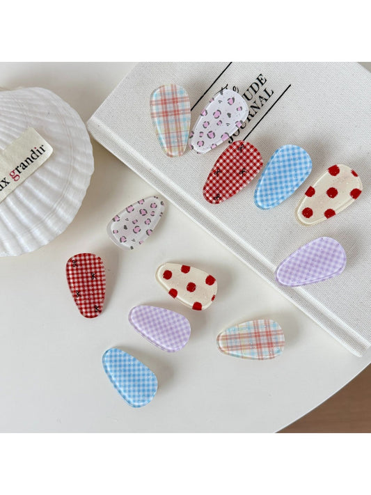 Beau - Sweet Teardrop Duckbill Acrylic Hair Clip