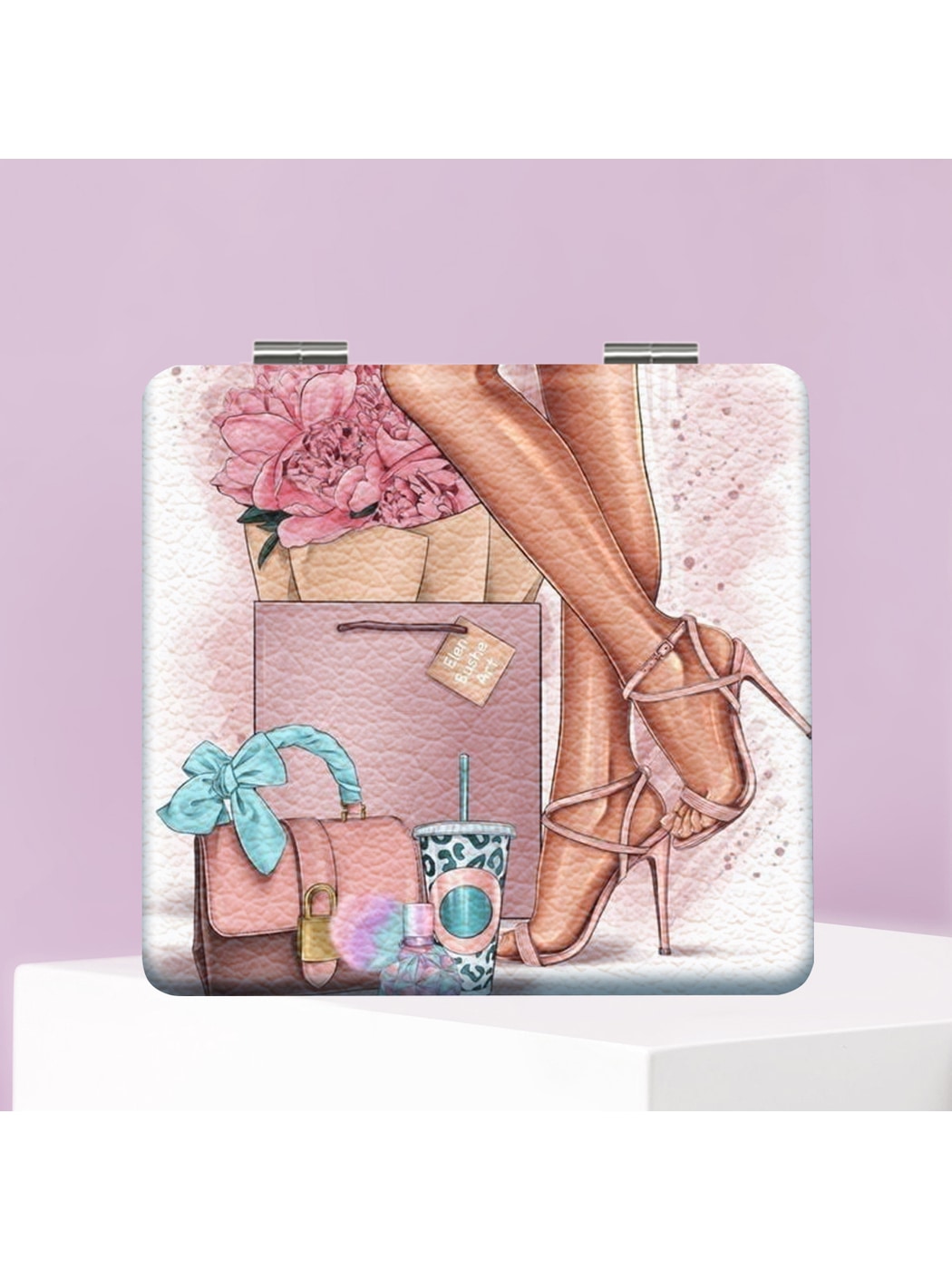 Mirroray - High Heel Printed Folding Mirror