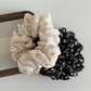 Gifty - Vintage Floral Ruffled Polyester Scrunchie