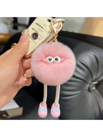 Keypus - Long Legs Little Coal Ball Keychain