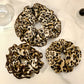 Gifty - Leopard Print Scrunchie Hair Ties