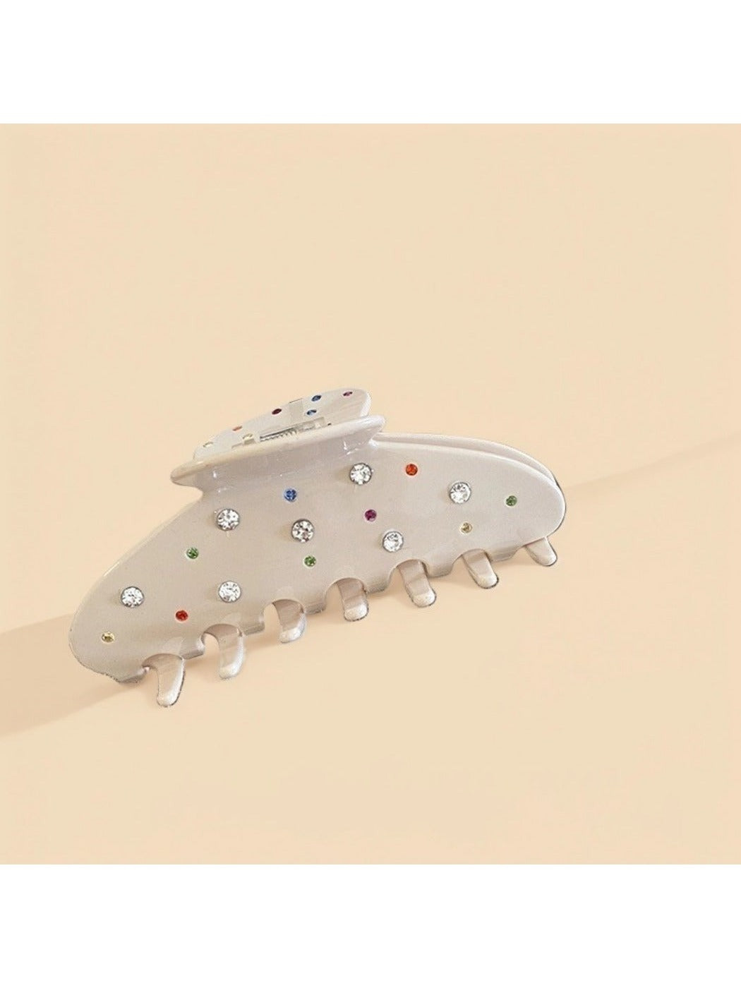 Beau - Acetate Crystal-Embellished Claw Clip