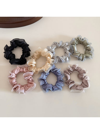 Gifty - Simple Ruffle Edge Polyester Scrunchie