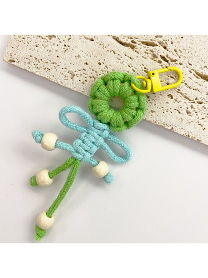 Keypus - Beaded Fringe Flower Keychain