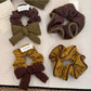Gifty - Simple Bow Striped Scrunchie
