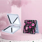 Mirroray - PU Case Square Portable Makeup Touch-Up Mirror