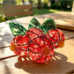 Beau 3D fruit shape claw clip displayed on white background