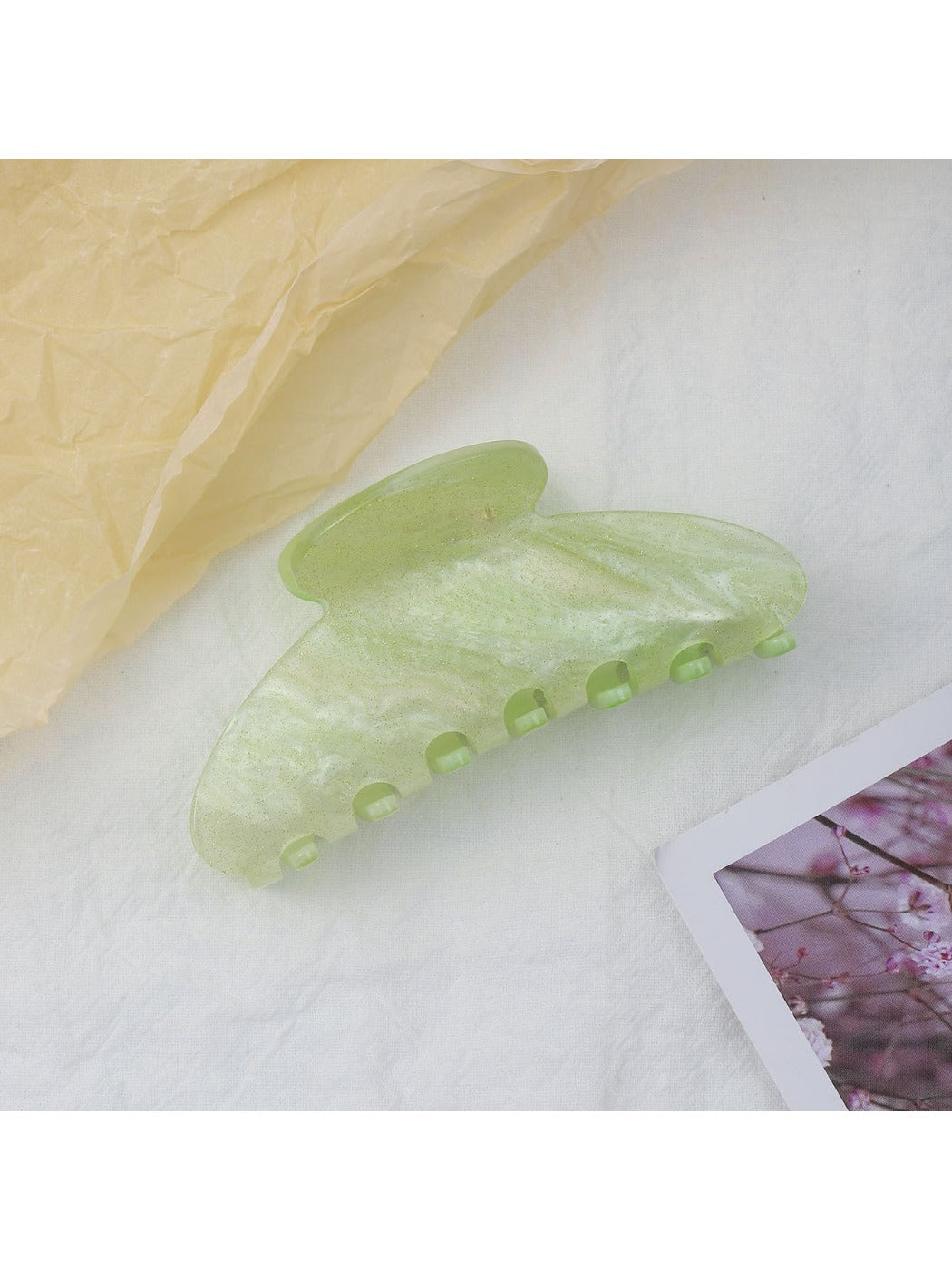Beau - Pastel Colored Half Moon Claw Clip