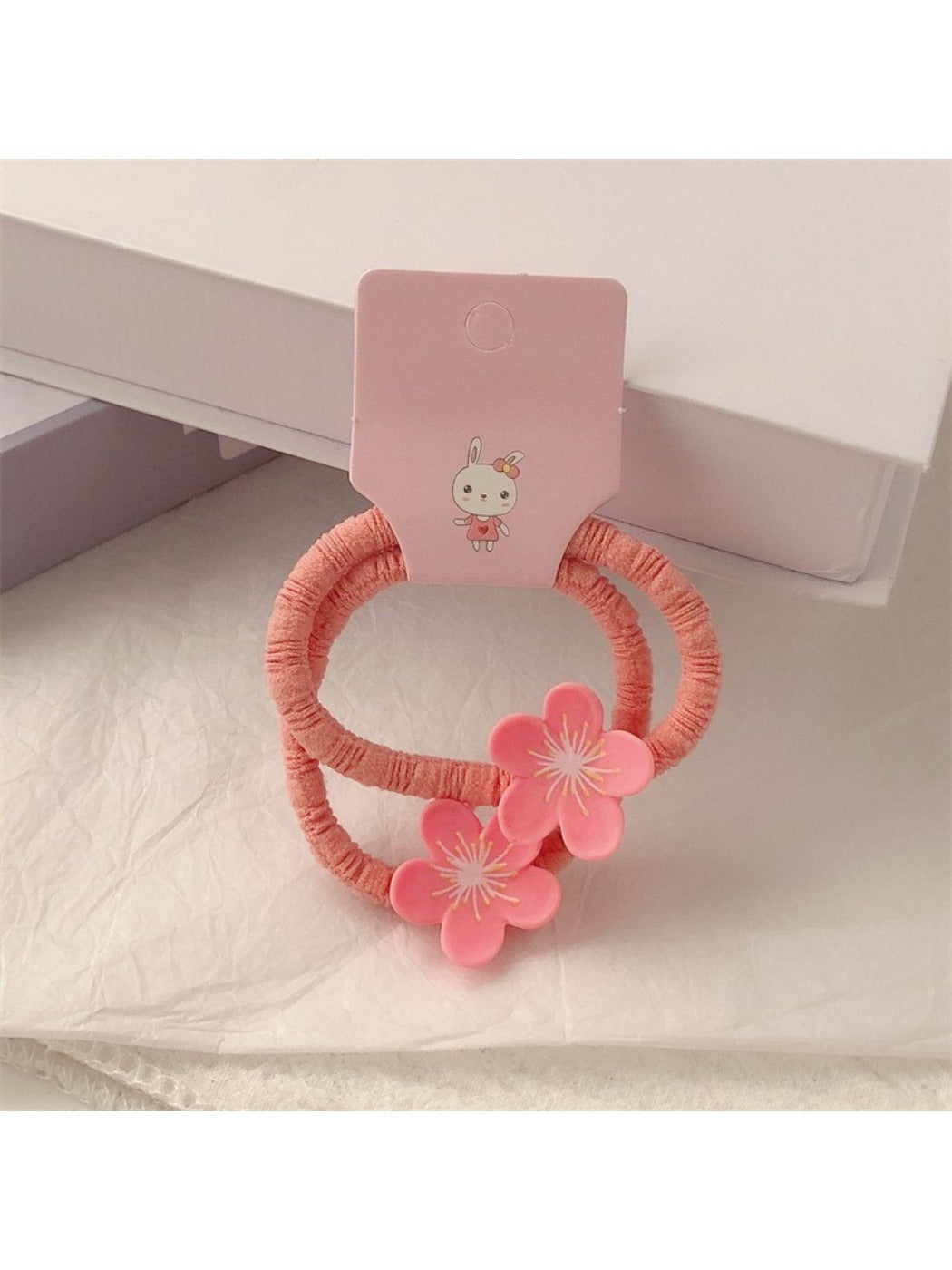 Gifty - Cute Flower Hair Tie (2 Pcs)