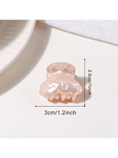Beau - Glossy Mini Textured Hair Styling Claw Clip