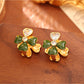 Earedge - Four Leaf Clover Resin Earrings
