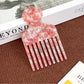 Camerow - Fashionable Marble Pattern Acetate Hair Comb