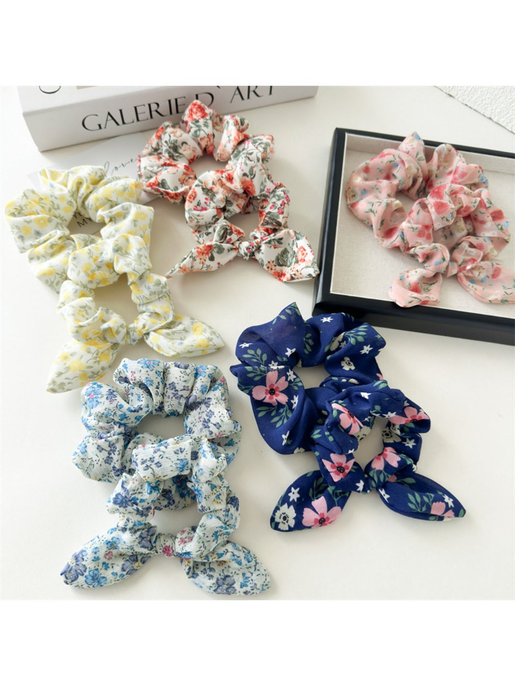 Gifty - Chiffon Floral Hair Scrunchie