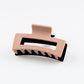 Beau - Two Tone Square Openwork Claw Clip