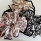 Gifty - Vintage Printed Polyester Hair Scrunchie