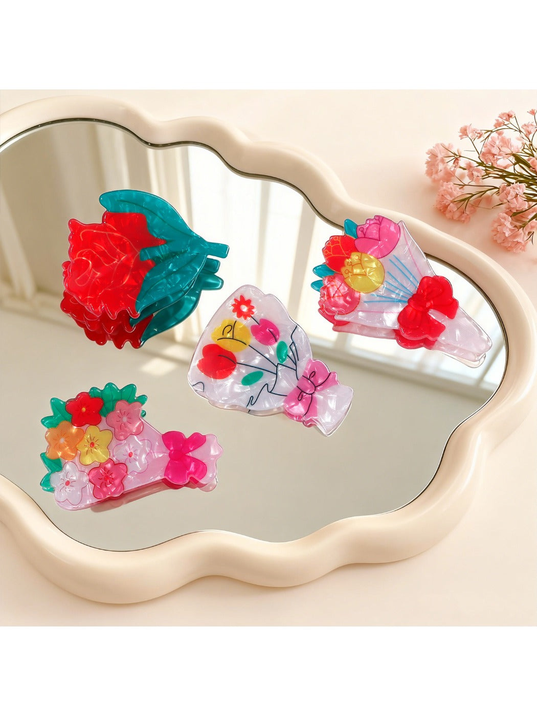 Beau - Cute Bouquet Shaped Hair Claw Clip