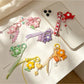 Keypus - PVC Flower Charm Woven Cord Bag Keychain