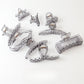 Beau - Transparent PC Geometric Style Claw Clip