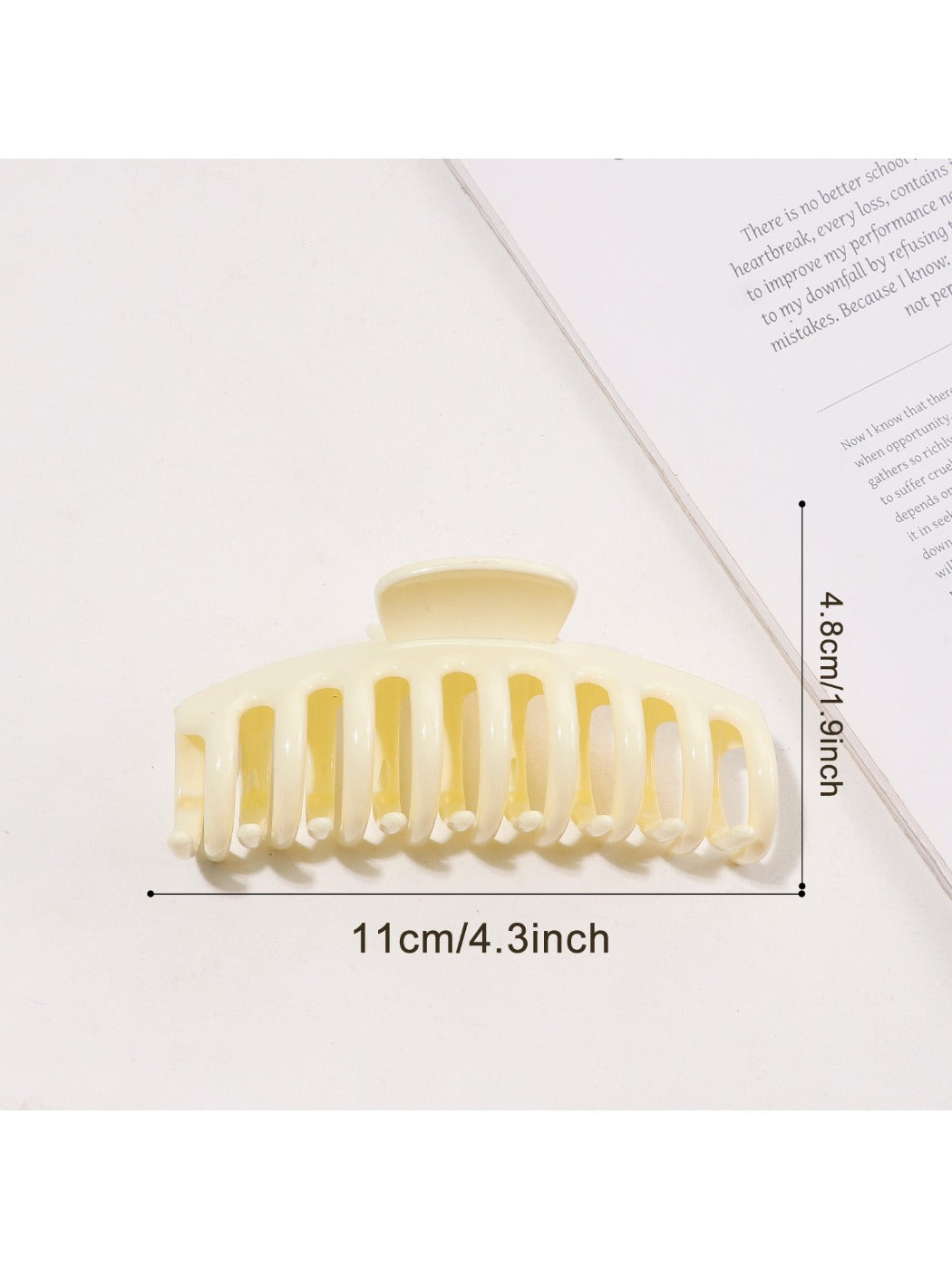 Beau - Pastel Large Hair Claw Clip