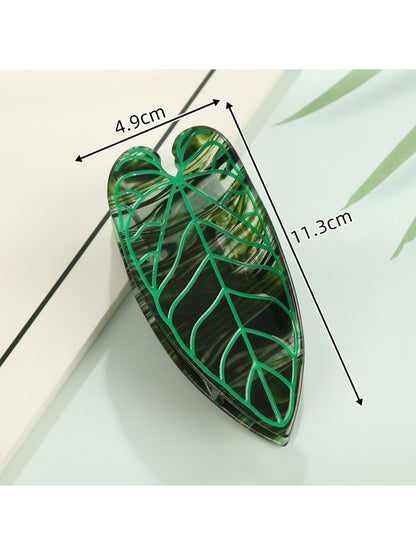 Beau - Plant Shaped Acetate Hair Clip