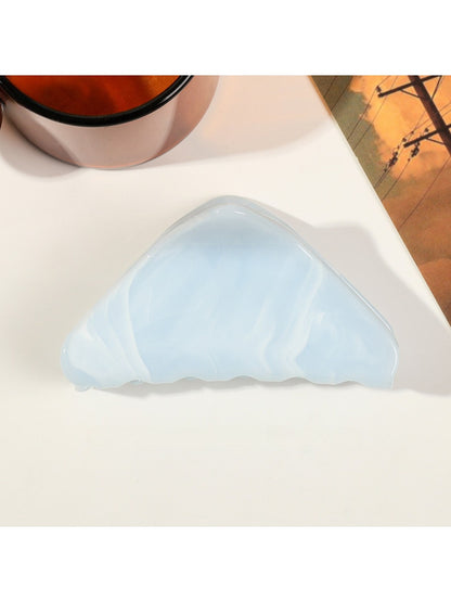 Beau - Marble Pattern Triangular Hair Claw