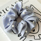 Gifty - Solid Color Satin Fabric Hair Ties