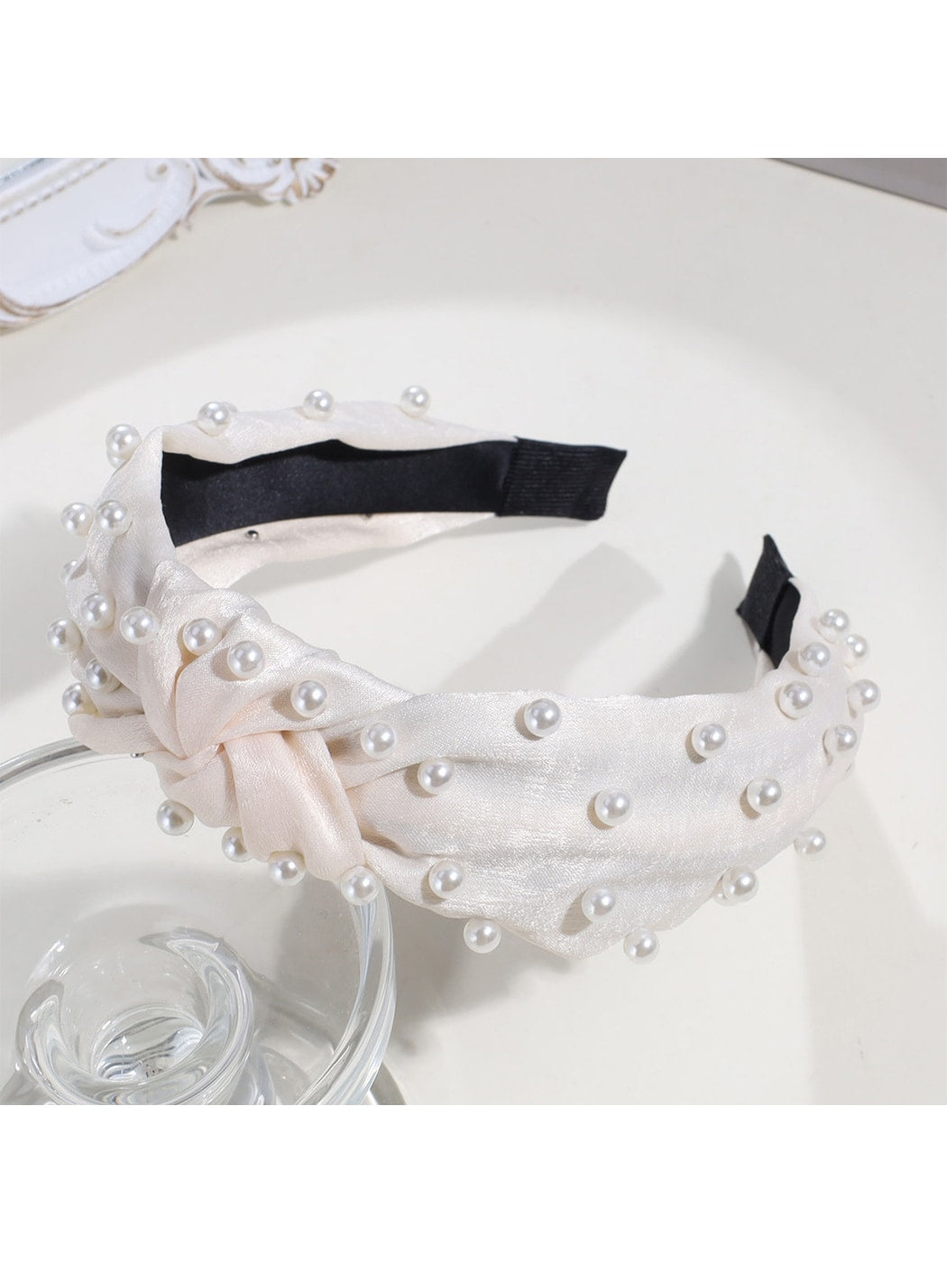 Gifty - Women's Knotted Fabric Wide Headband
