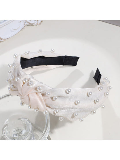 Gifty - Women's Knotted Fabric Wide Headband
