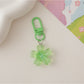 Keypus - Cute Solid Color Cherry Blossom Keychain