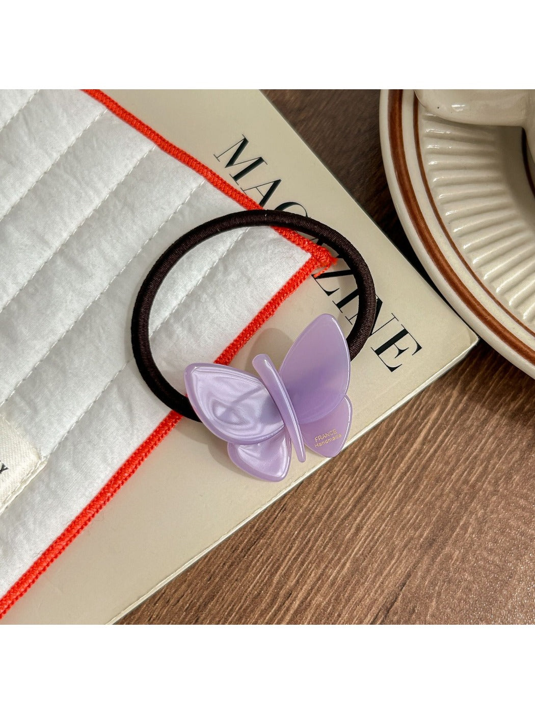Gifty - Elegant Acetate Butterfly Hair Tie