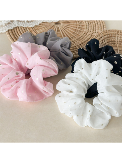 Gifty - Minimal Dot Elastic Hair Scrunchie
