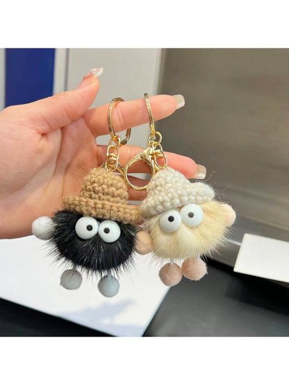 Keypus - Adorable Soot Ball Plush Keychain
