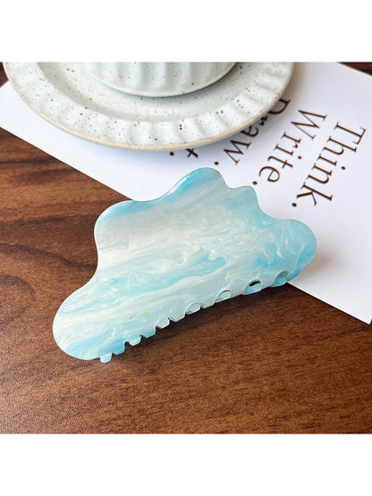 Beau - Glossy Cloud Form Acrylic Hair Claw Clip