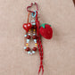 Keypus - Beaded Strawberry Heart Bag Charm Keychain