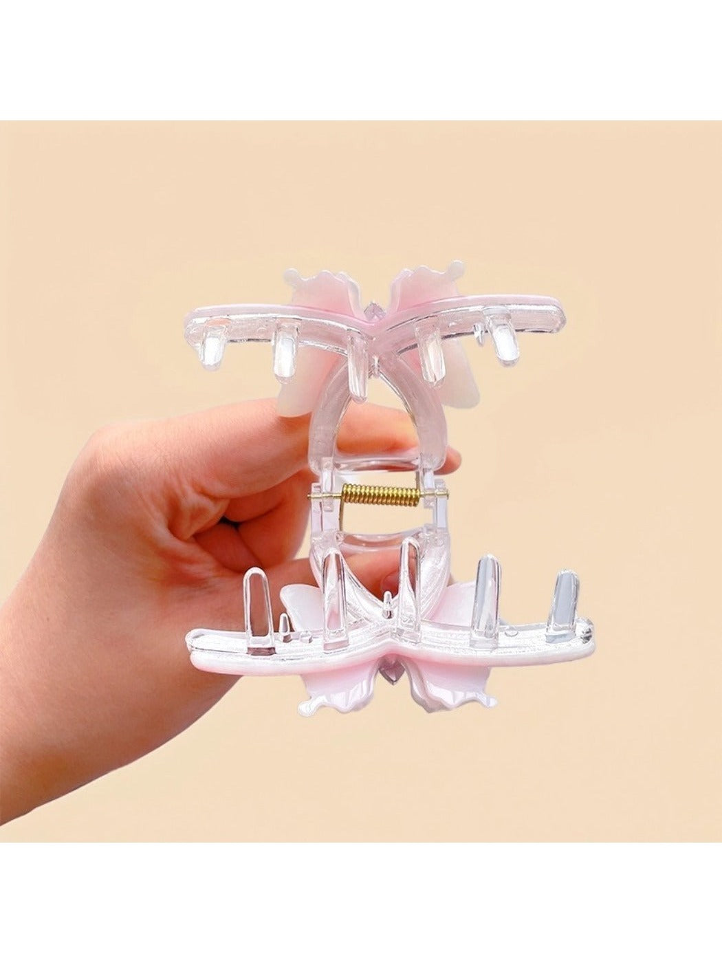 Beau - Ribbon Bow Butterfly Hair Claw Clip