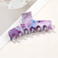 Beau - Marble Swirl Triangle PC Claw Hair Clip