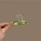Beau - Geometric Line Detail Plastic Side Bangs Claw Clip