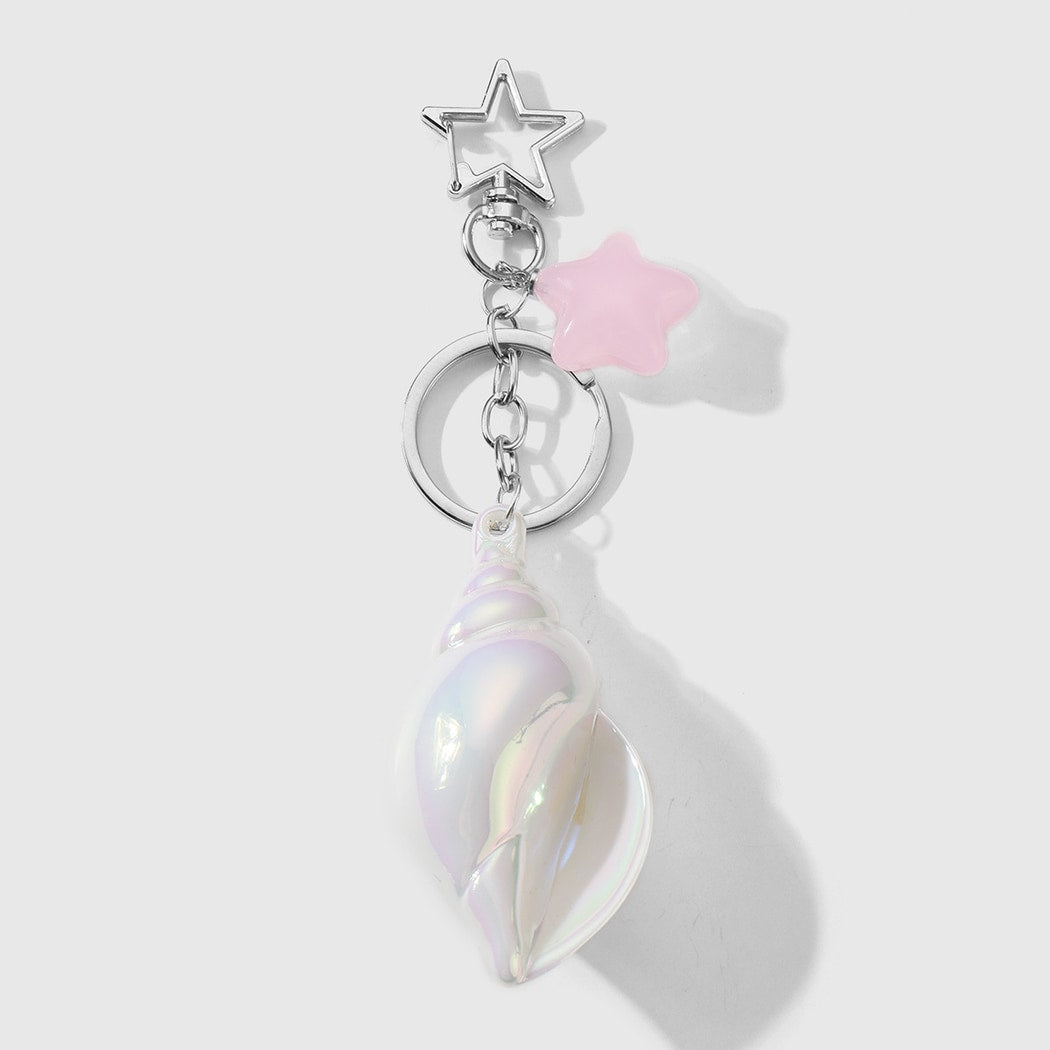Keypus - Gradient Conch and Star Keychain