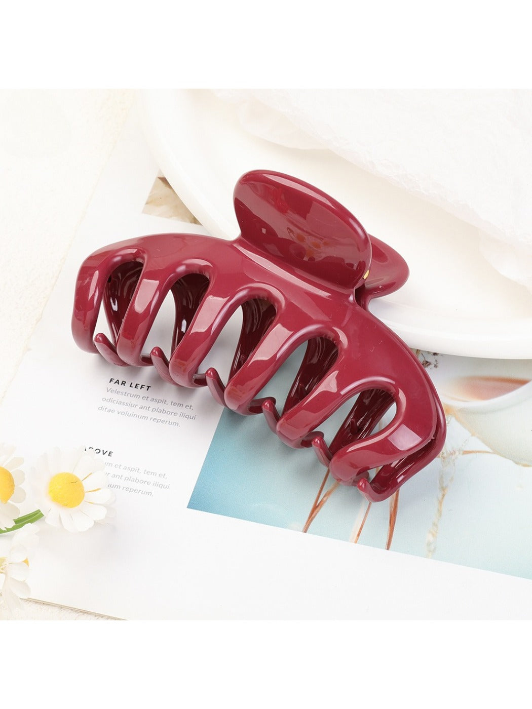 Beau - Macaron Colored Pumpkin Shaped Claw Clip