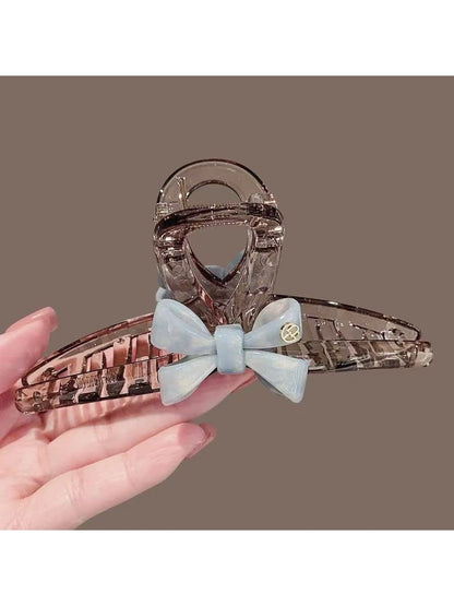 Beau - Butterfly Bow PVC Alloy Decorative Claw Clip