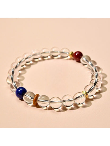 Lovra - Minimal Geometric Crystal Beaded Bracelet