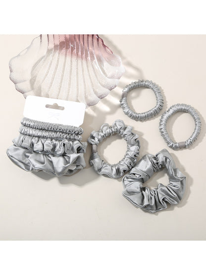 Gifty - Pastel Ruffled Hair Ties Set