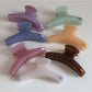 Beau - Curved Straight Bar Design Claw Clip