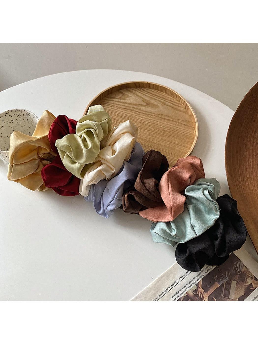 Gifty Luxury Satin Scrunchies alternate product view