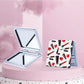 Mirroray - Cartoon Print PU Folding Makeup Mirror