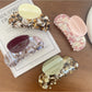 Beau - Large Floral Acetate Claw Clip