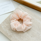 Gifty - Solid Color Chiffon Look Hair Scrunchie