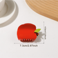 Beau - Playful Apple Shape PVC Hair Claw Clip