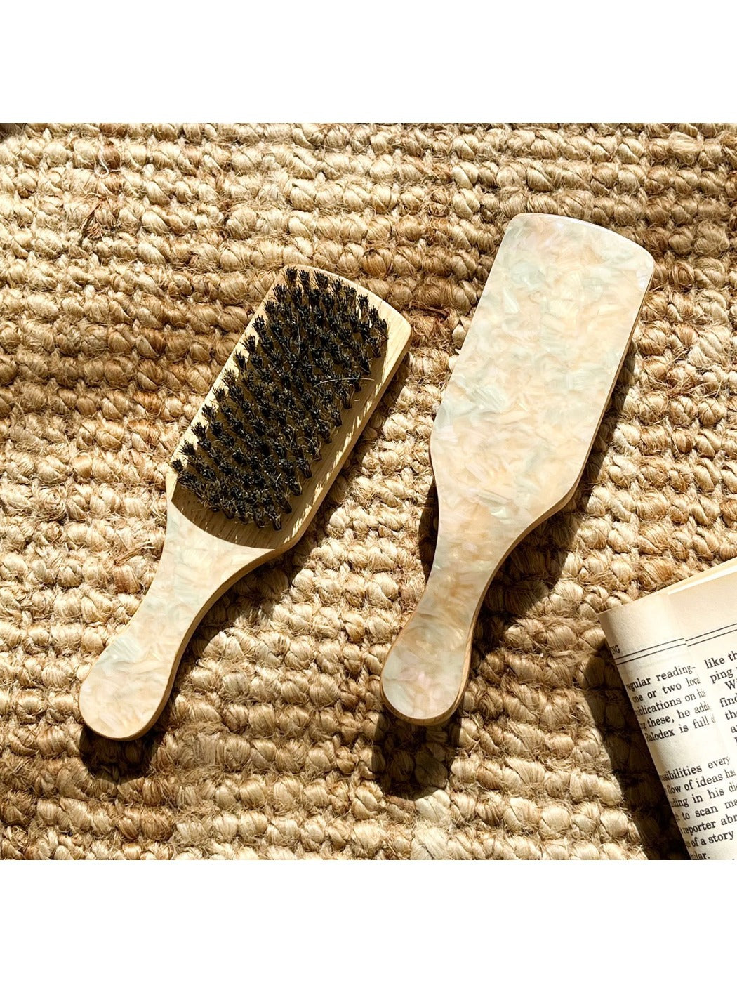 Camerow - Acetate Material Portable Hair Styling Brush