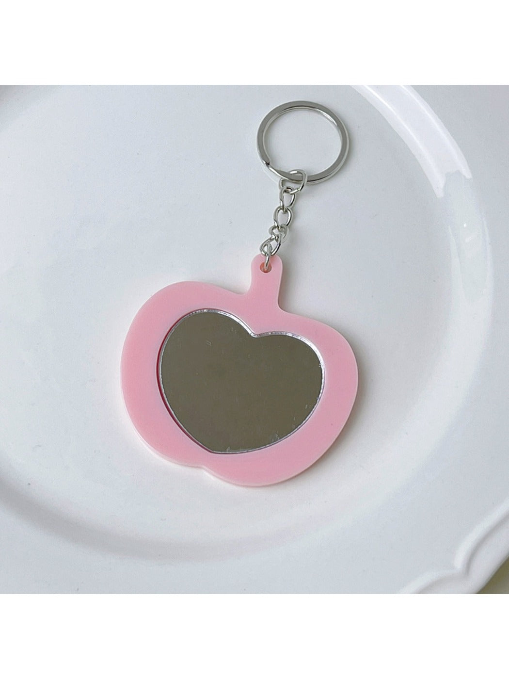 Keypus - Apple Shaped Mirror Keychain